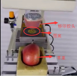 看了同行，才知道移印硅膠在水果上也有應用